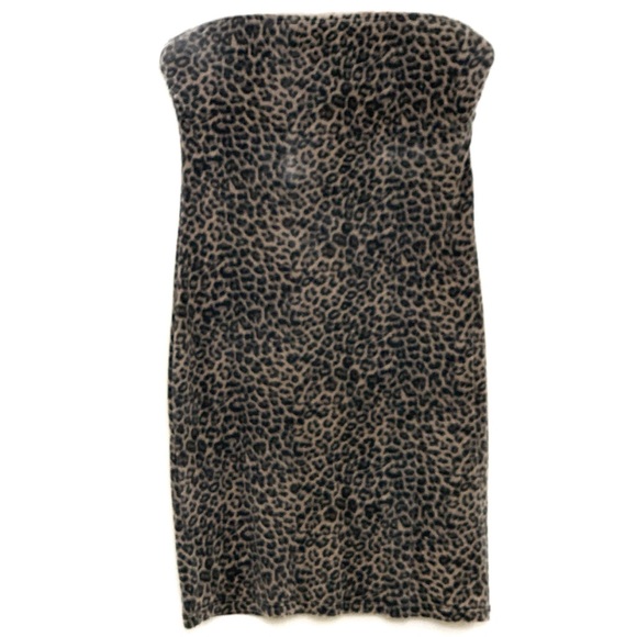 Vintage Women’s Cheetah Print BodyCon Dress - Picture 1 of 6